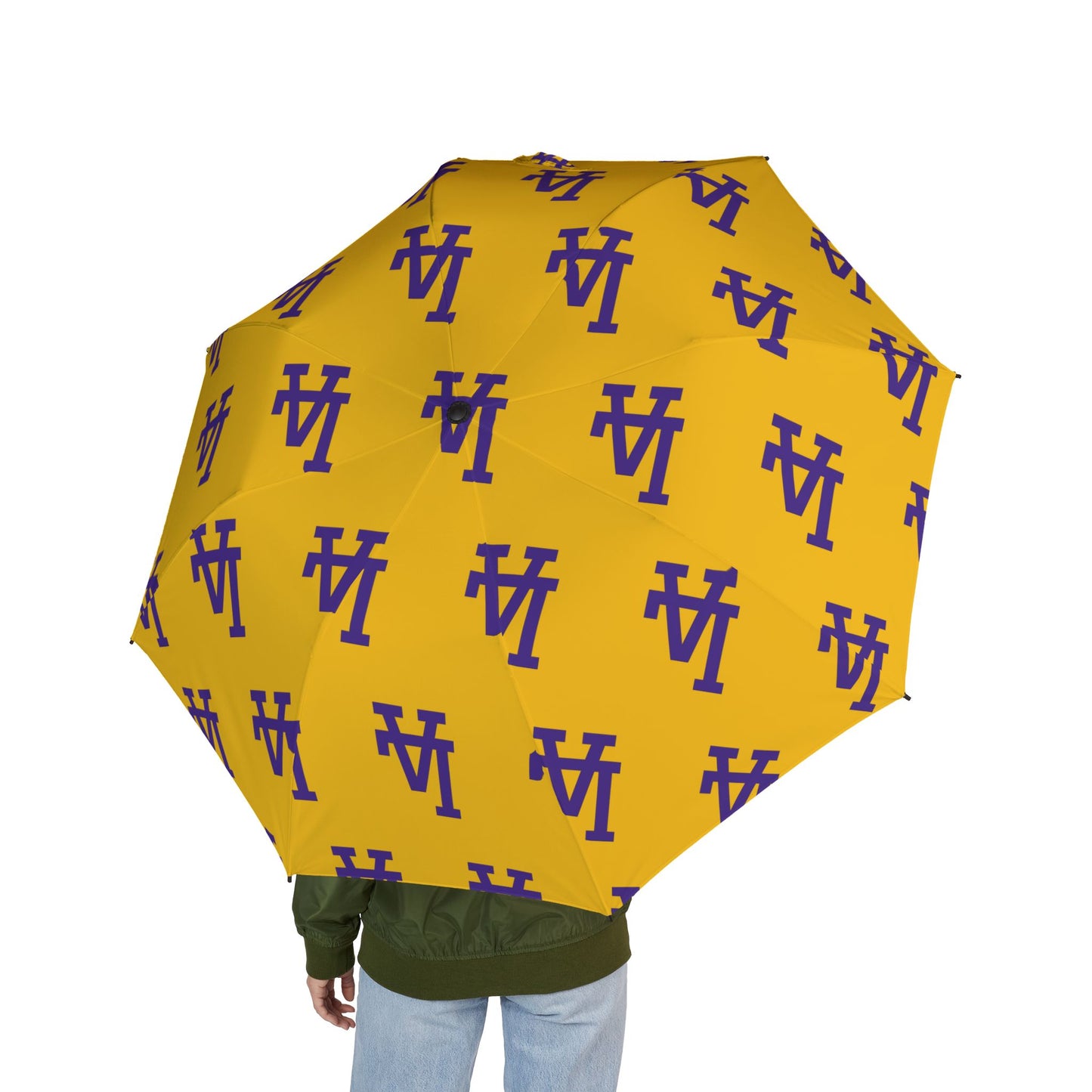 LA Patterned Compact Umbrella, Stylish Rain Gear, Foldable Umbrella, Unique Gift for Rainy Days, Travel Must-Have, College Student Accessory