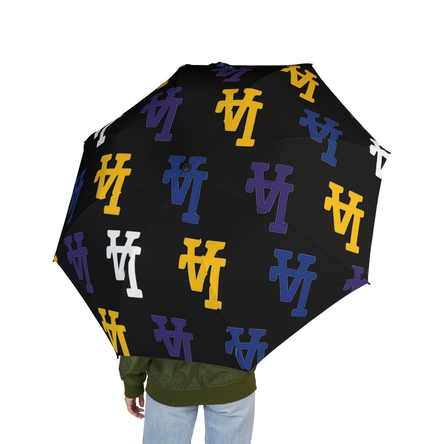 Patterned Compact Umbrella, Stylish Rain Gear, Foldable Umbrella, Unique Gift for Rainy Days, Travel Must-Have, College Student Accessory