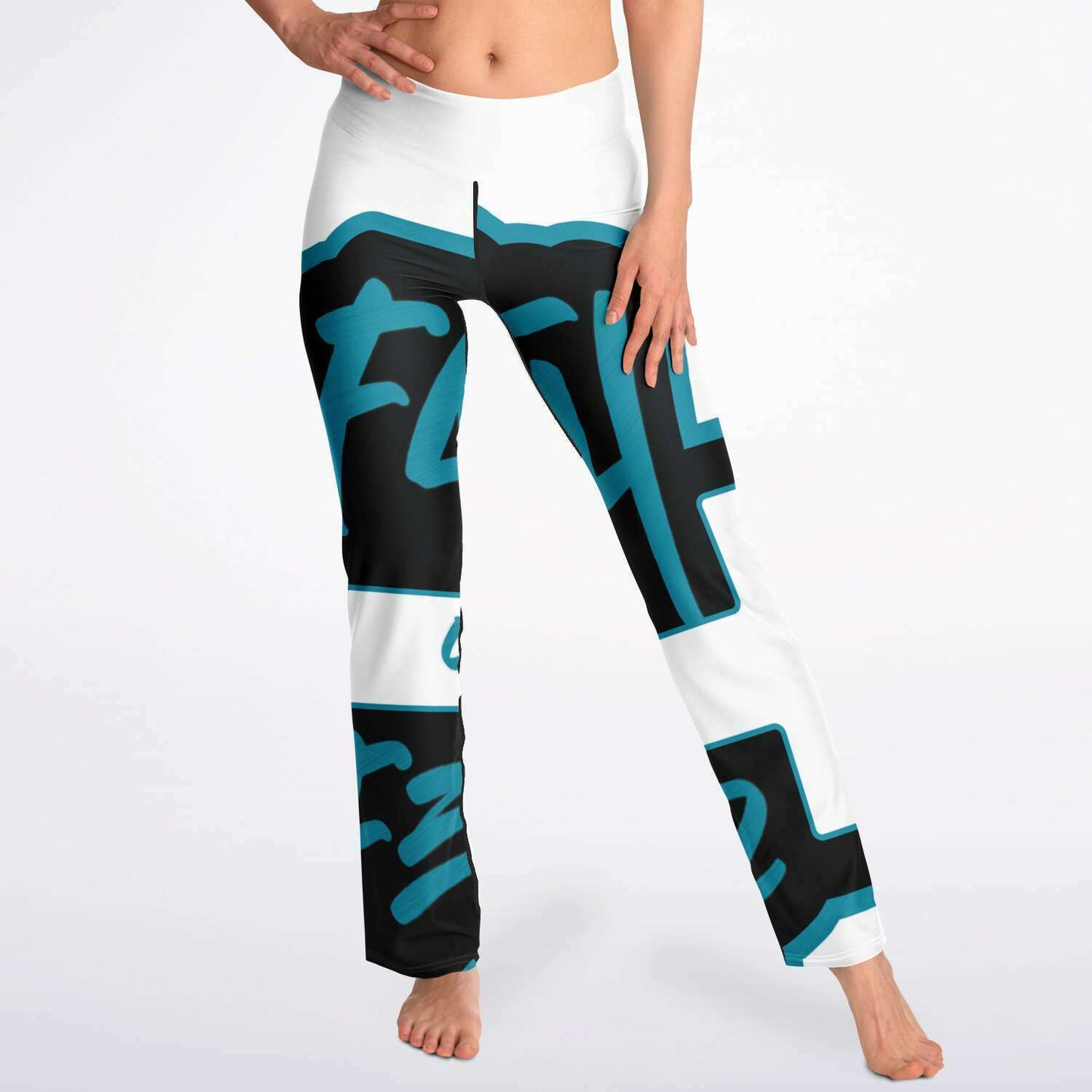 FAITH OVER FEAR FLARE LEGGINGS