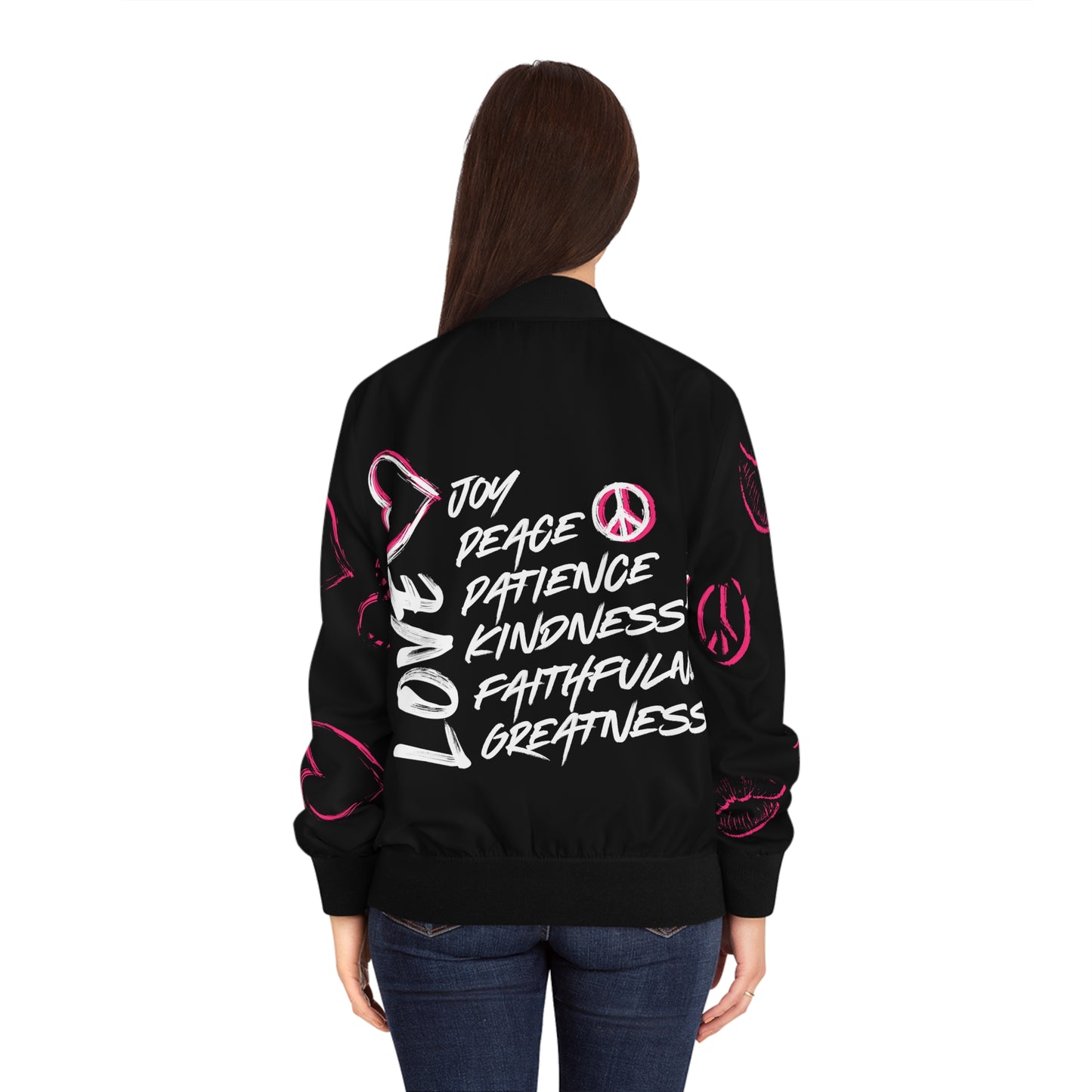 Womens Fruit of the Spirit Bomber Jacket