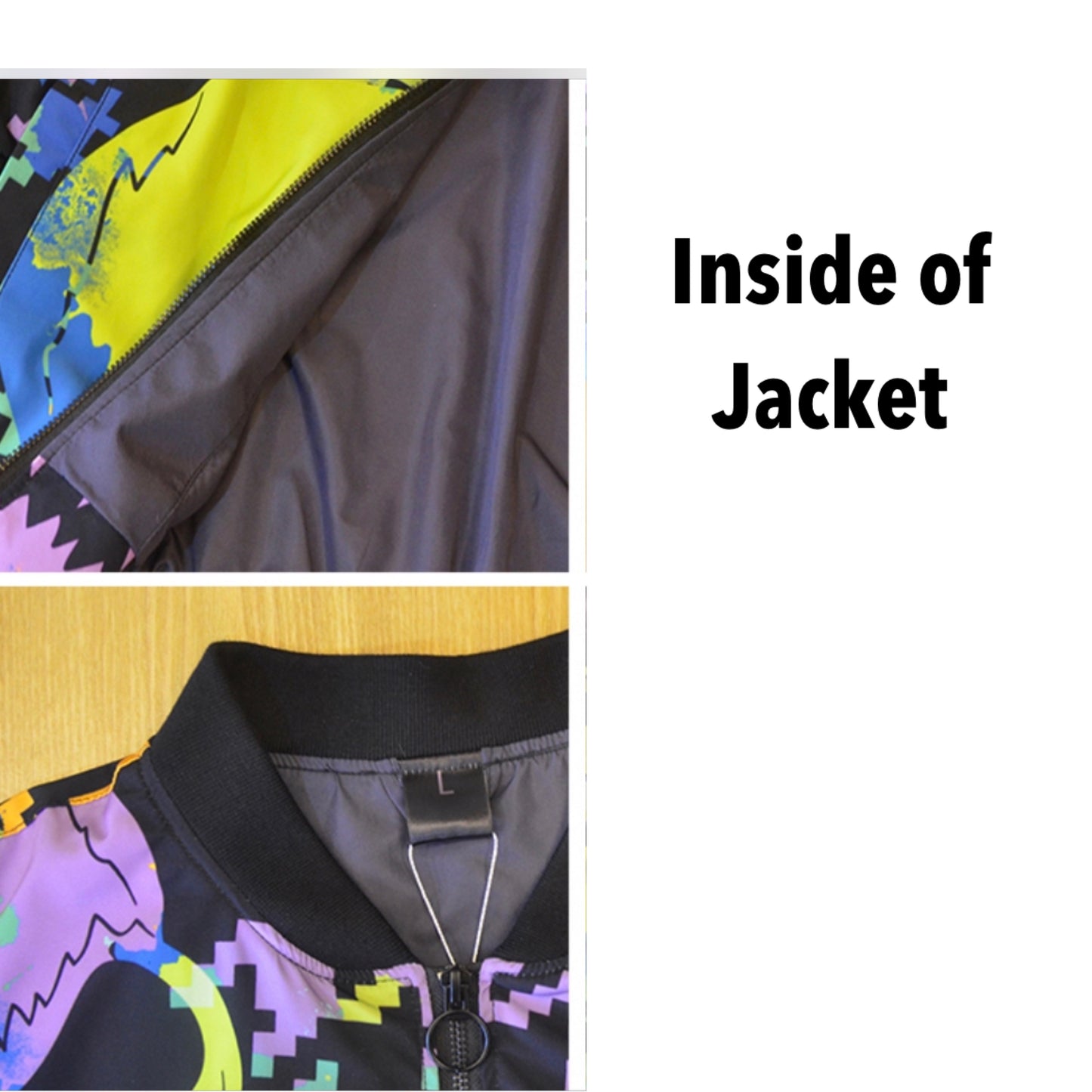 FAITH OVER FEAR All Over Print Bomber Jacket for Men (Model H19)