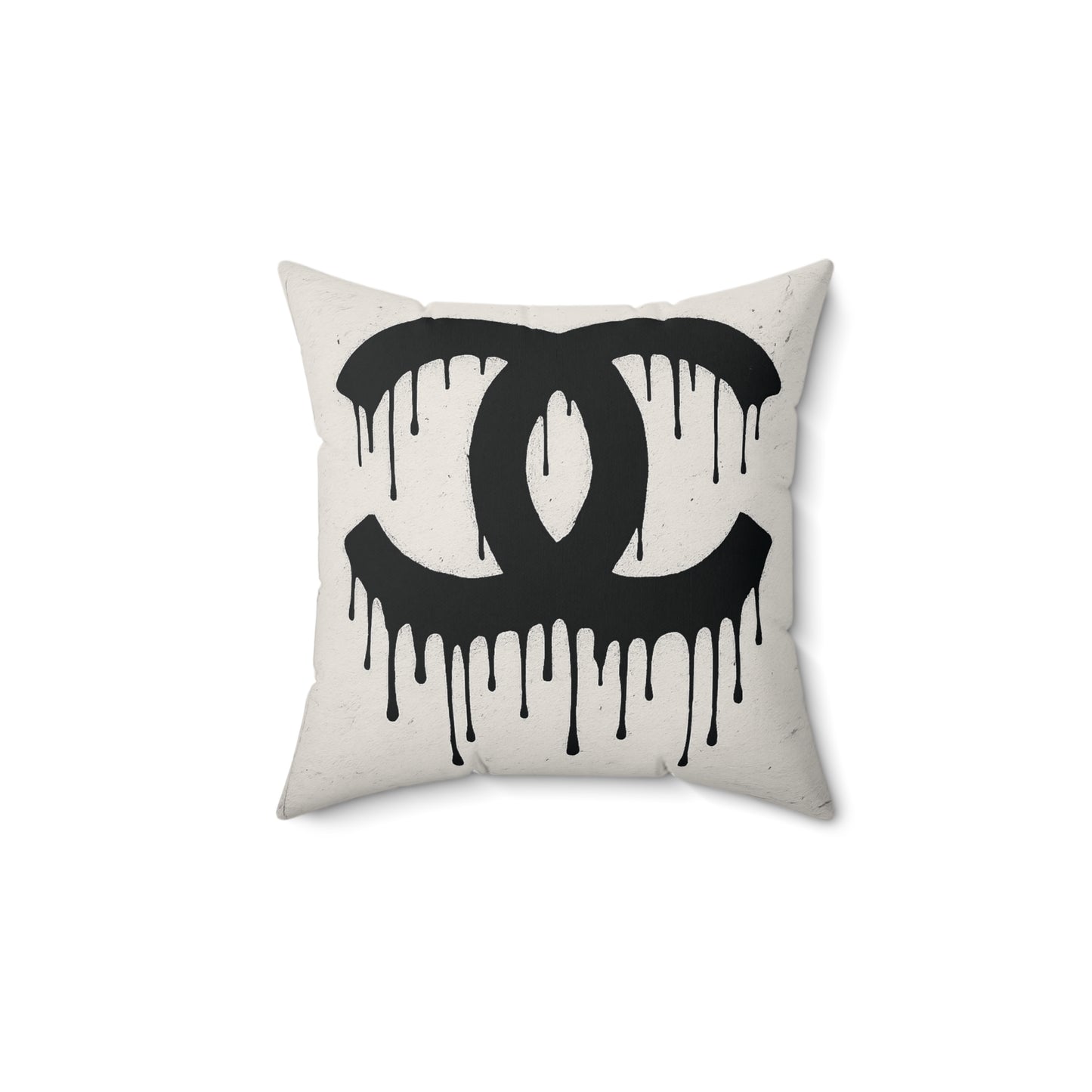 Chic Drip Art Pillow, Modern Home Decor, Luxury Accent Cushion, Stylish Throw Pillow, Gift for Her, Fashionista Gift