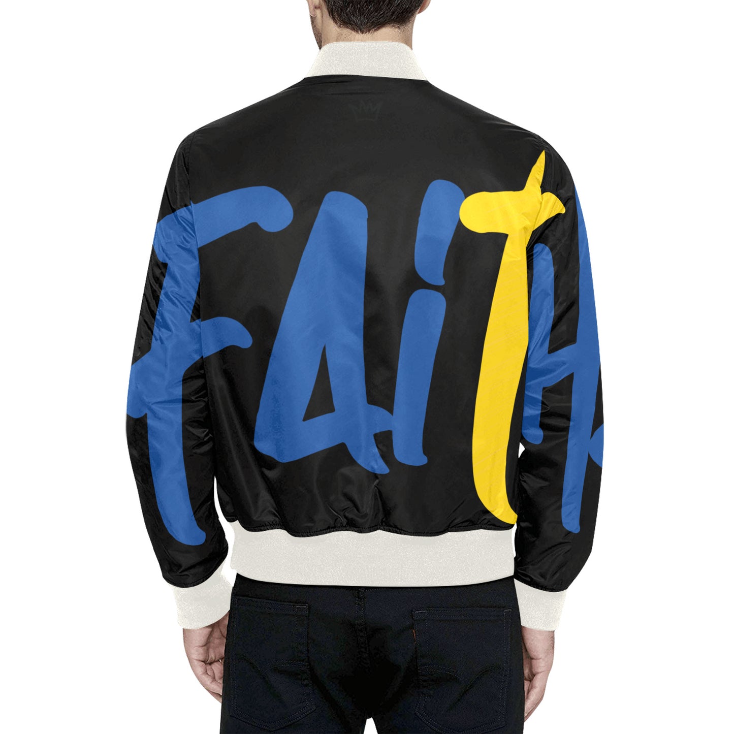 Faith Puff Bomber Jacket