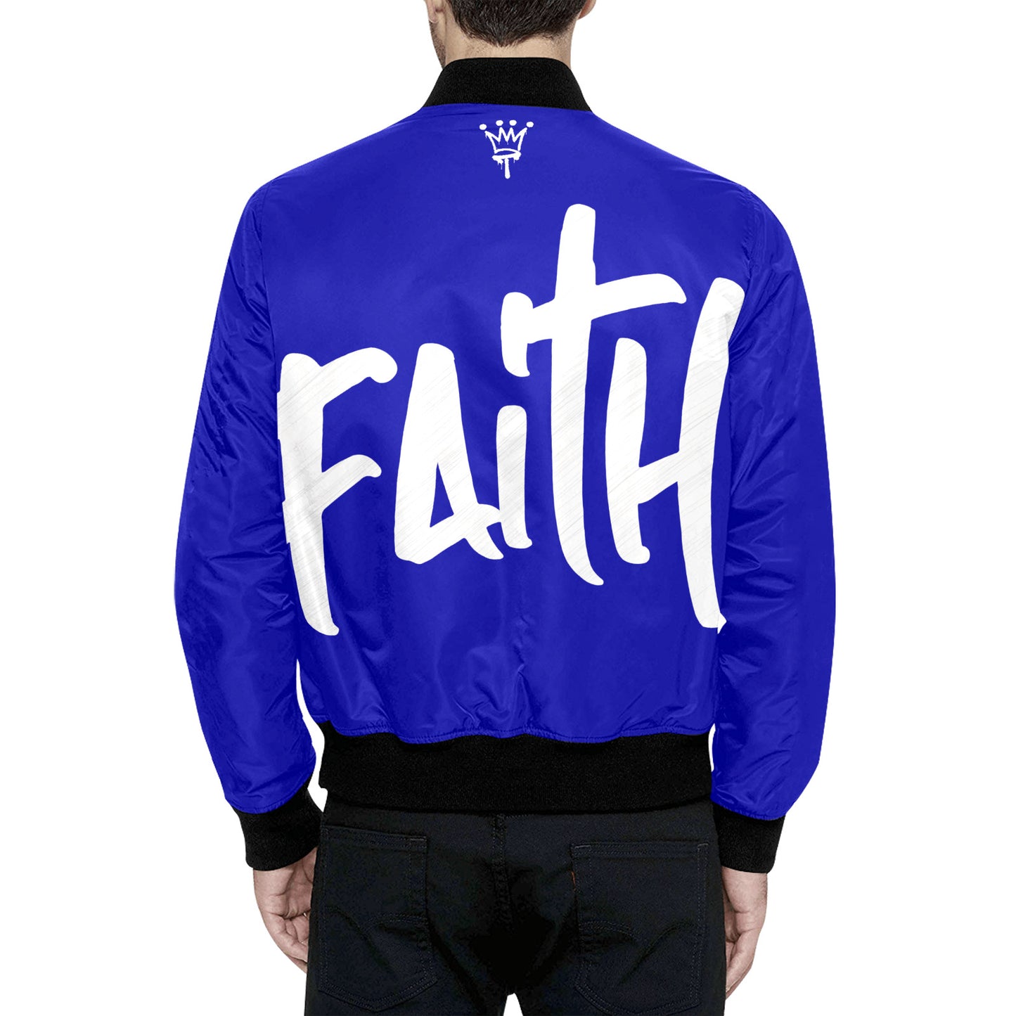 Faith Puff Bomber Jacket