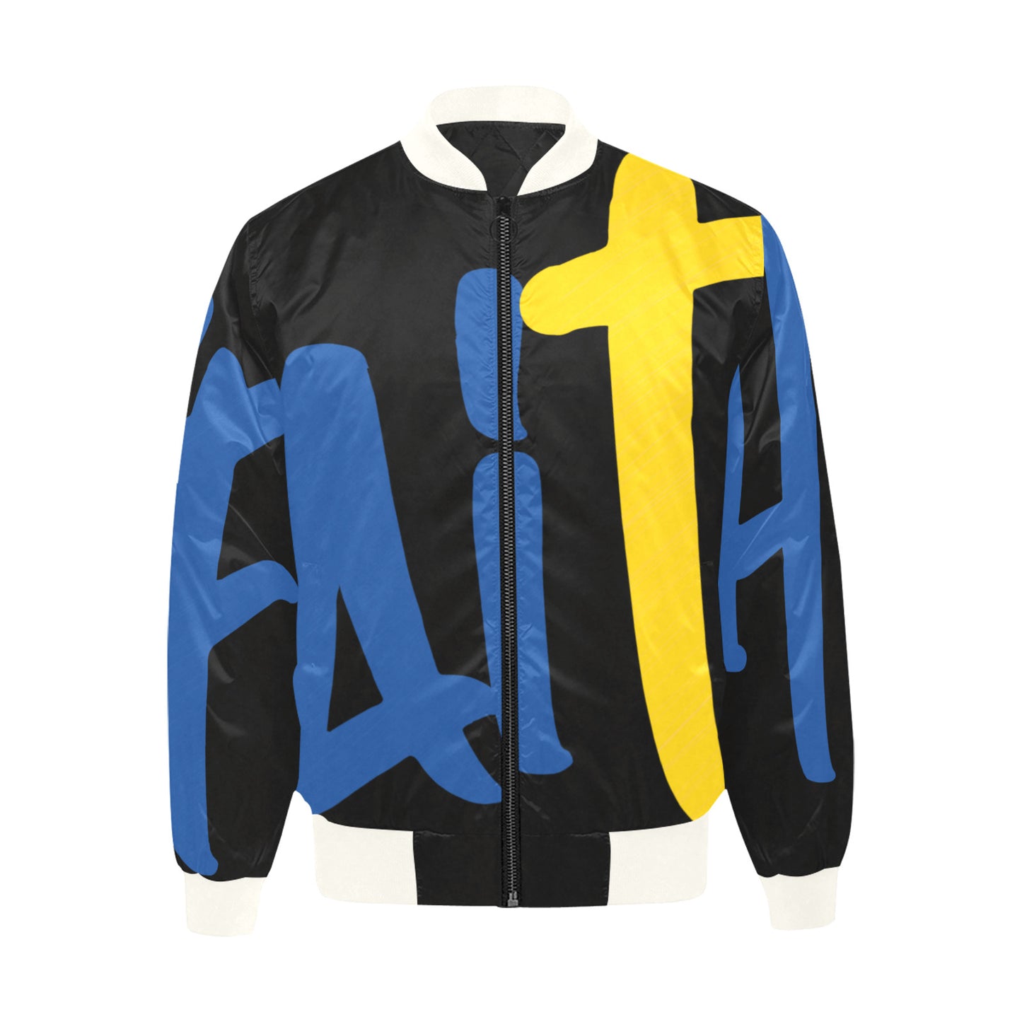 Faith Puff Bomber Jacket