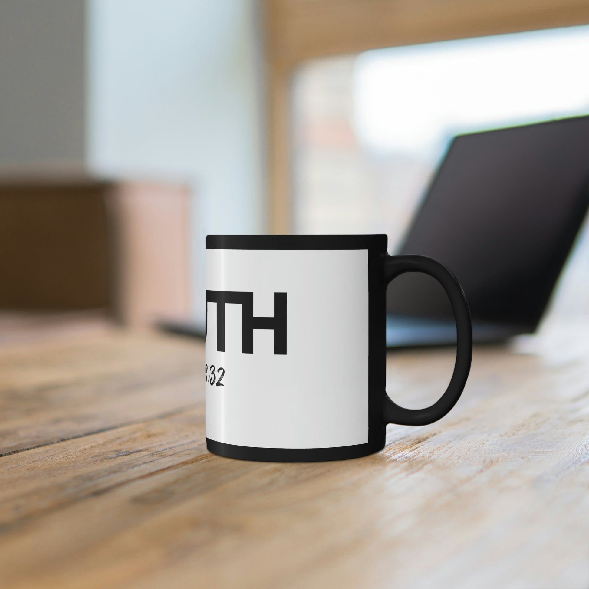 Truth John 8:32 11Oz Black Mug