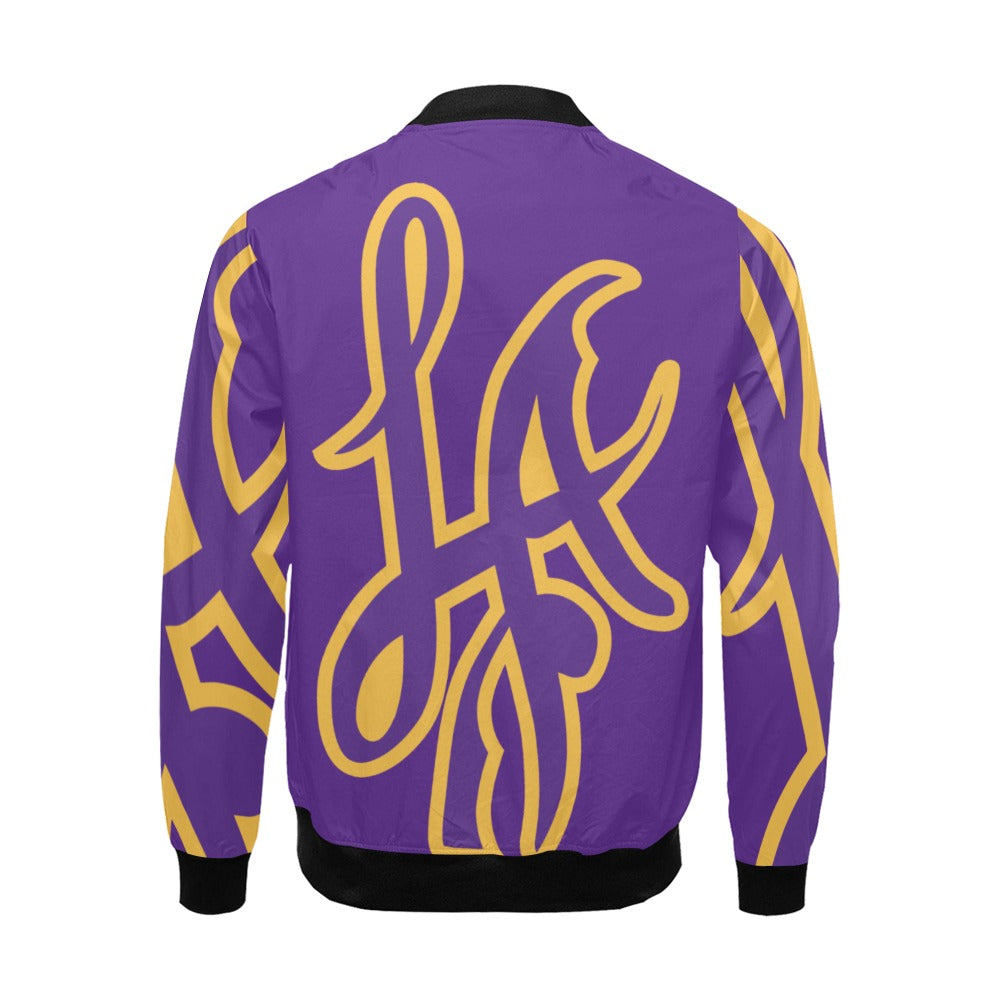 PURPLE AND GOLD LA