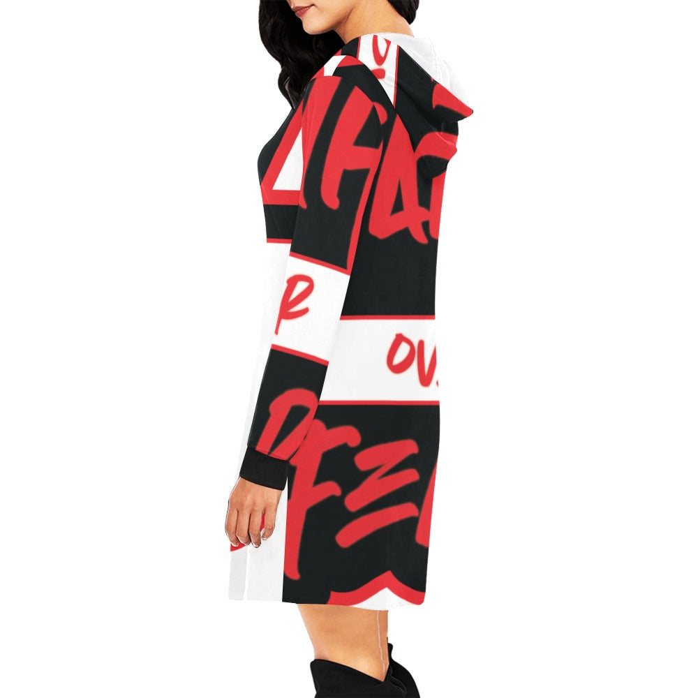 Faith Over Fear Hoodie Dress