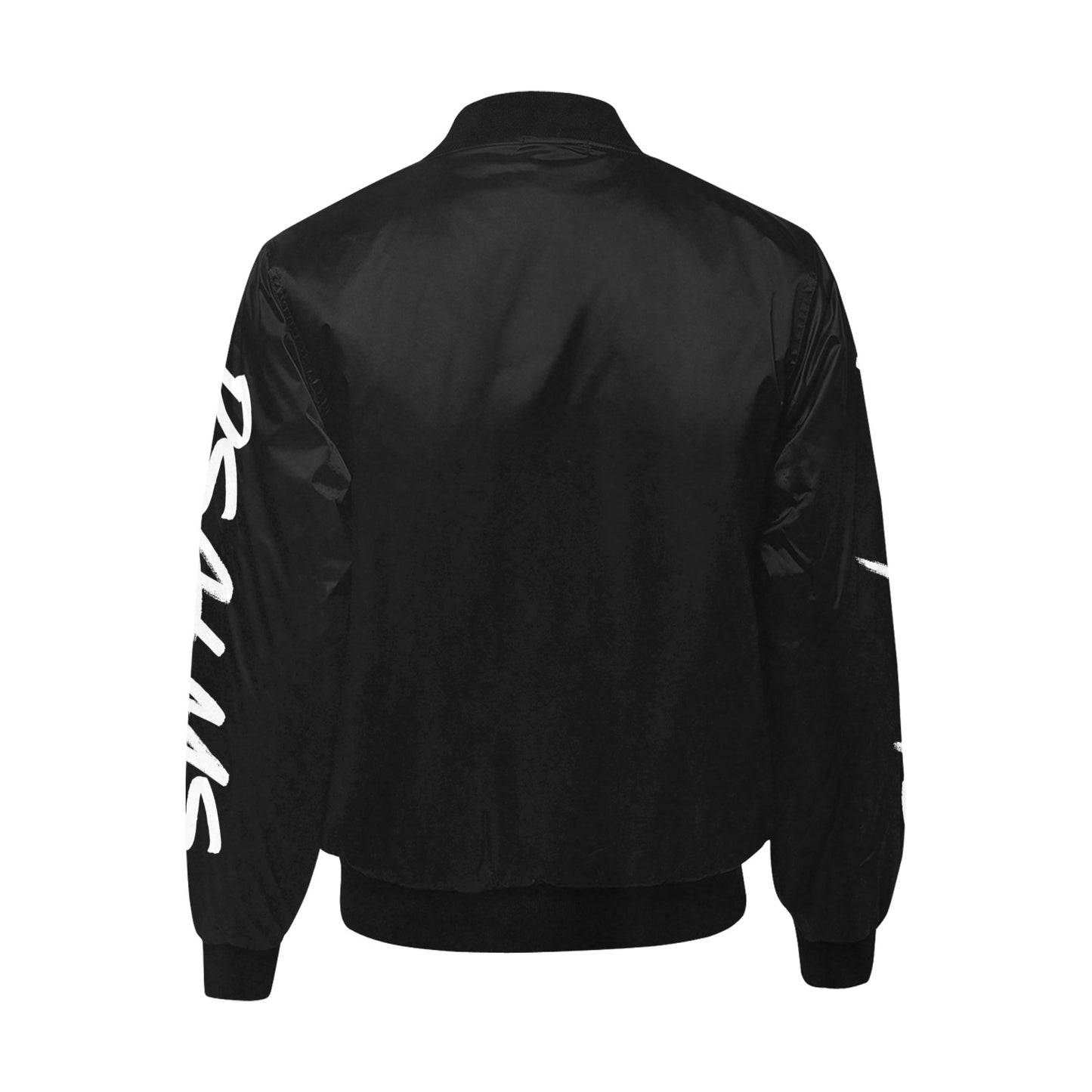 PSALMS PUFF BOMBER All Over Print Quilted Bomber Jacket for Men (Model H33)