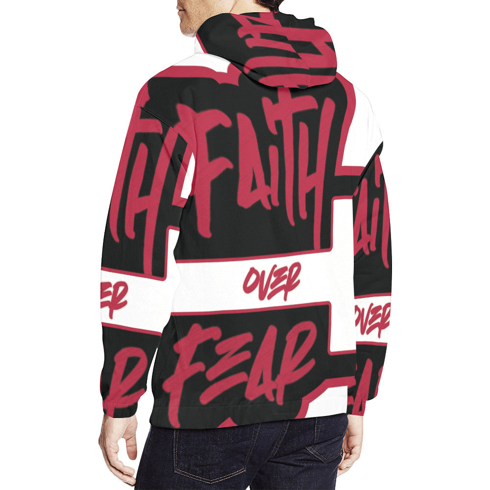 red fof hoodie pg All Over Print Hoodie for Men (USA Size) (Model H13)