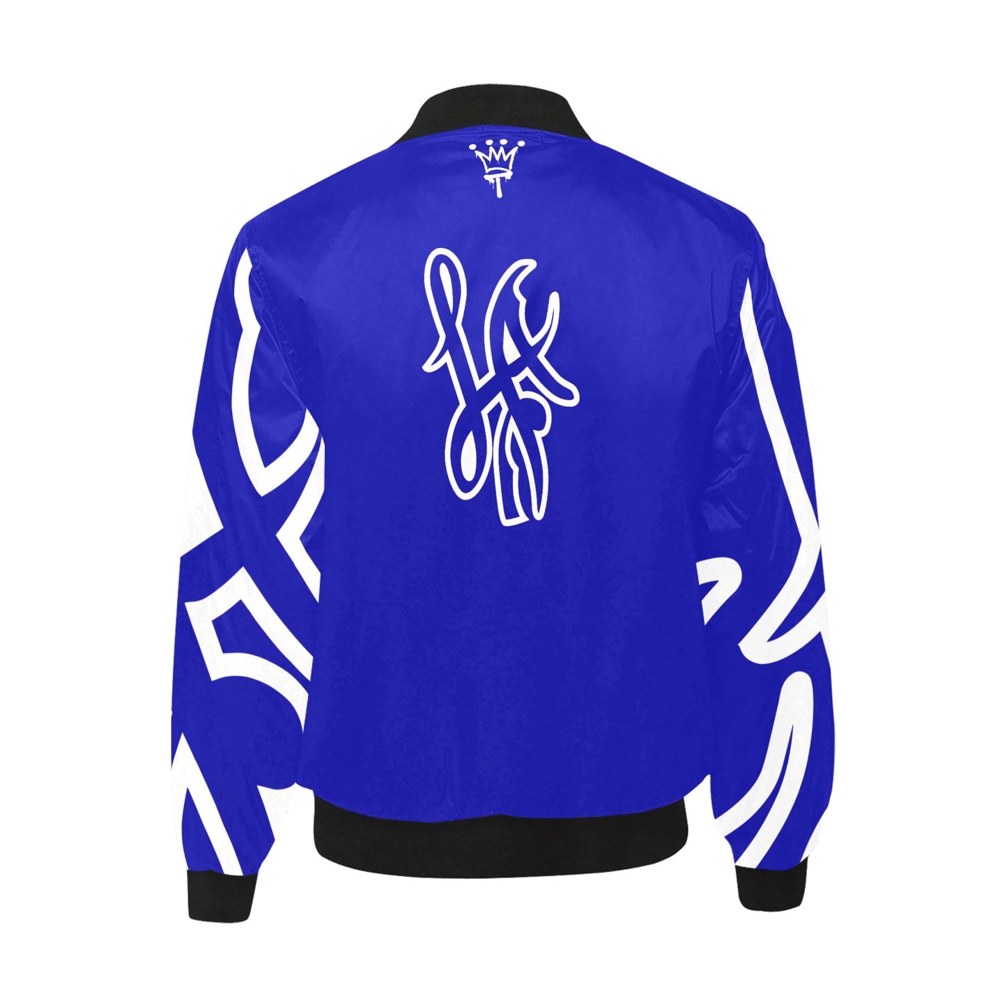 LA All Over Print Quilted Bomber Jacket