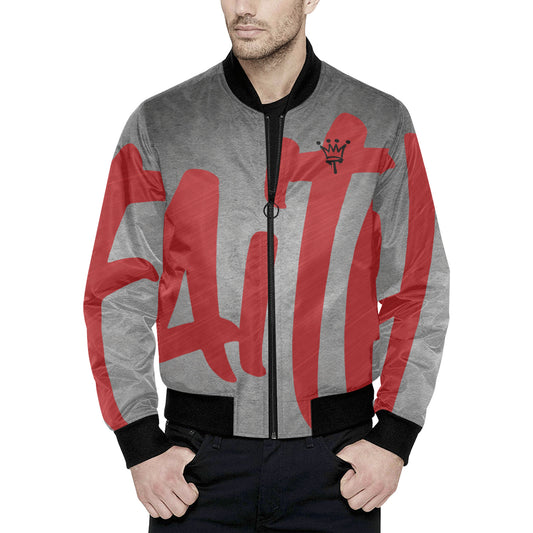 Faith Puff Bomber Jacket