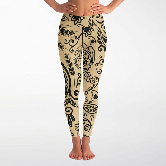 Paisley & Wheat Yoga Leggings  copy