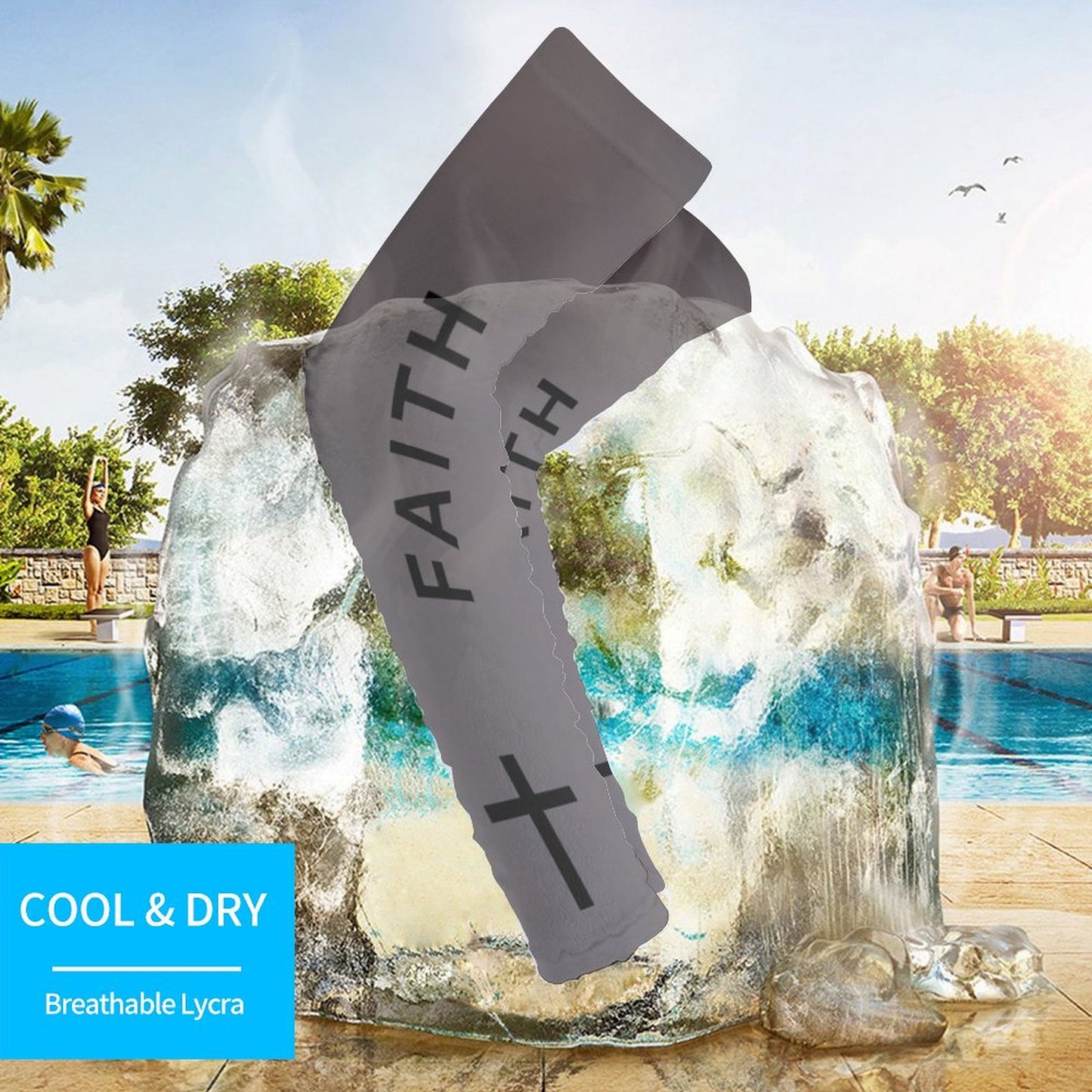 Cooling Compression Arm Sleeves Cooling Compression Arm Sleeves