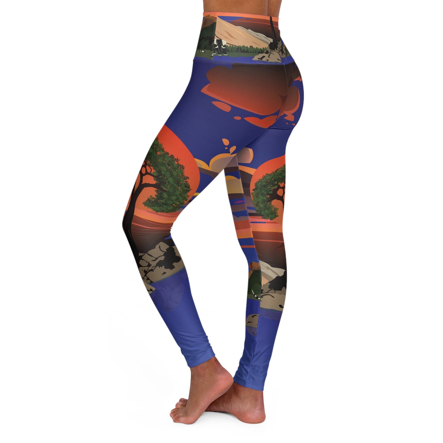 The Garden High Waisted Yoga Leggings