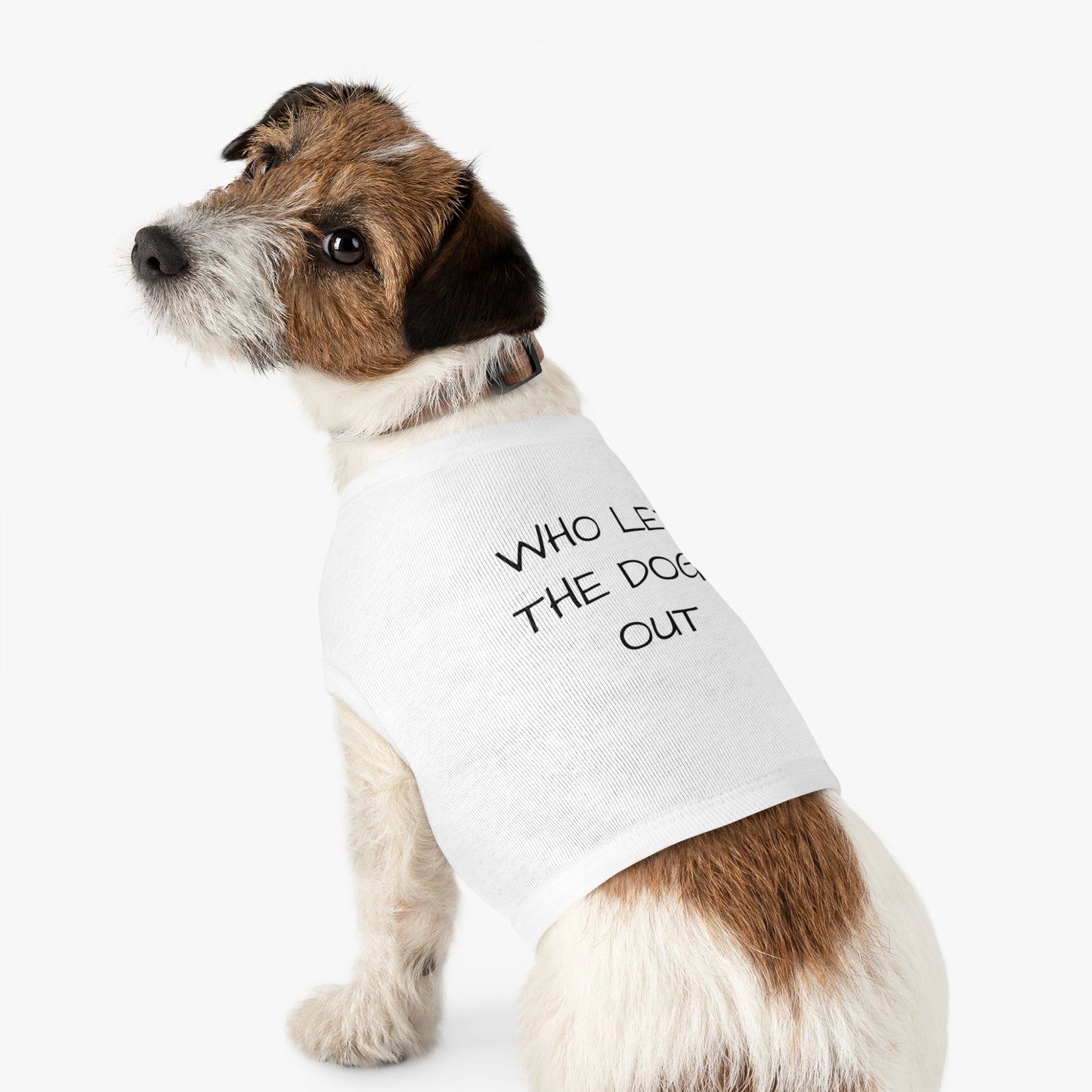 Playful Pet Tank Top - 'Who Let the Dogs Out?', Dog Apparel, Pet Costume, Summer Wear, Dog Lovers Gift, Cute Canine Fashion
