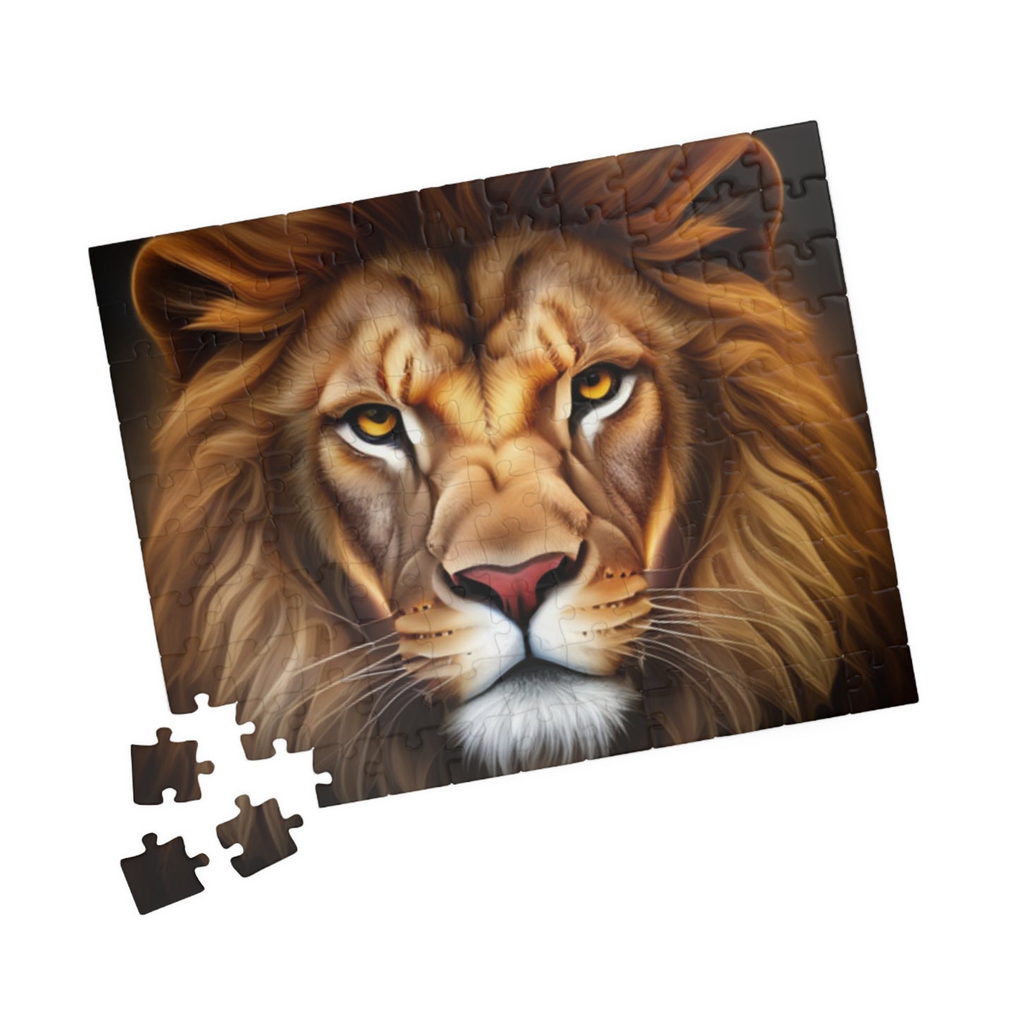 Majestic Lion Puzzle | 110, 252, 520, 1014-piece | Perfect Gift for Animal Lovers, Home Decor, Family Fun, Kids Activities, and Game Night