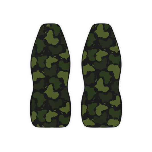 African Camo Polyester Car Seat Covers, Vehicle Accessories, Military Style, Auto Decor, Gift for Car Lovers, Camouflage Design