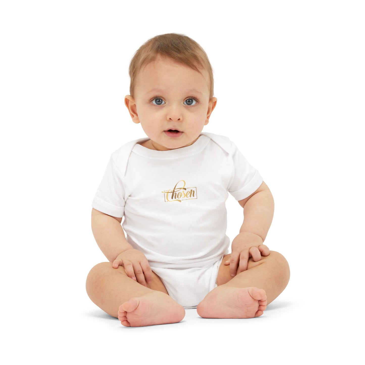 Chosen Infant Jersey One Piece – Adorable Baby Bodysuit, Cute Gift for Newborns, Baby Shower Present, Christening Outfit, Unisex Baby Wear