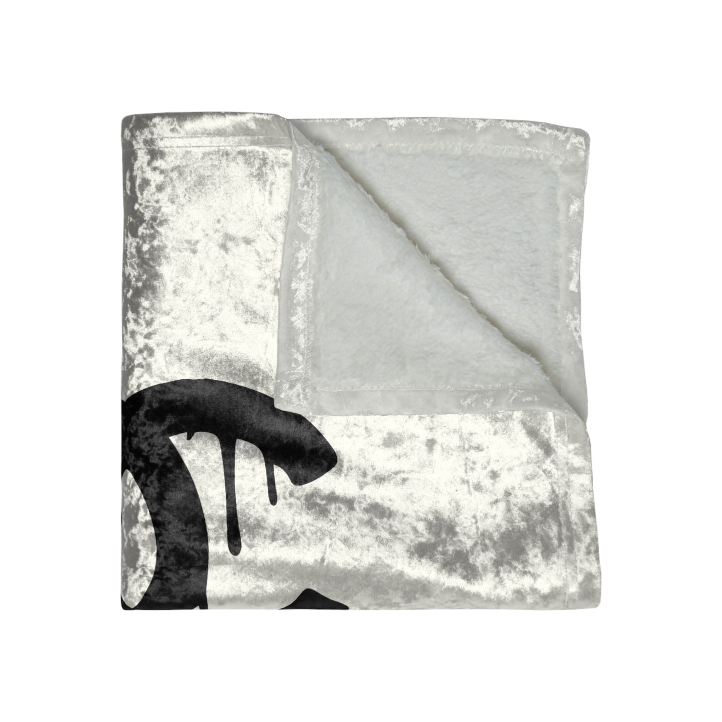 Christ Creations designer inspired Stylish Crushed Velvet Blanket, Cozy Home Decor, Luxury Gift, Modern Living Room, Soft Throw Blanket, Chic Design for Any Occasion