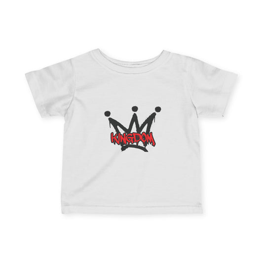 Infant Kingdom Crown Tee, Baby T-Shirt, Newborn Gift, Toddler Shirt, Playtime Outfit, Crown Design