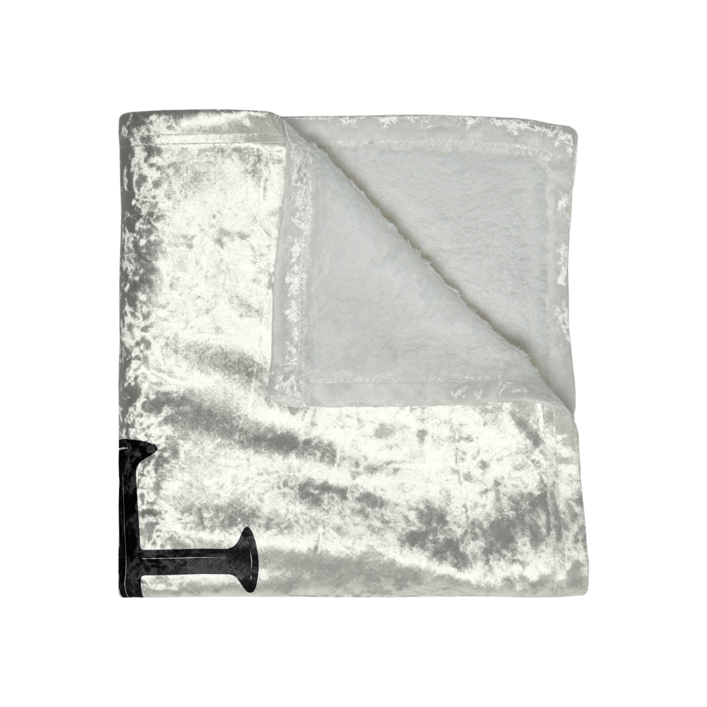 Nailed Cross ,inspired Stylish Crushed Velvet Blanket, Cozy Home Decor, Luxury Gift, Modern Living Room, Soft Throw Blanket, Chic Design for Any Occasion