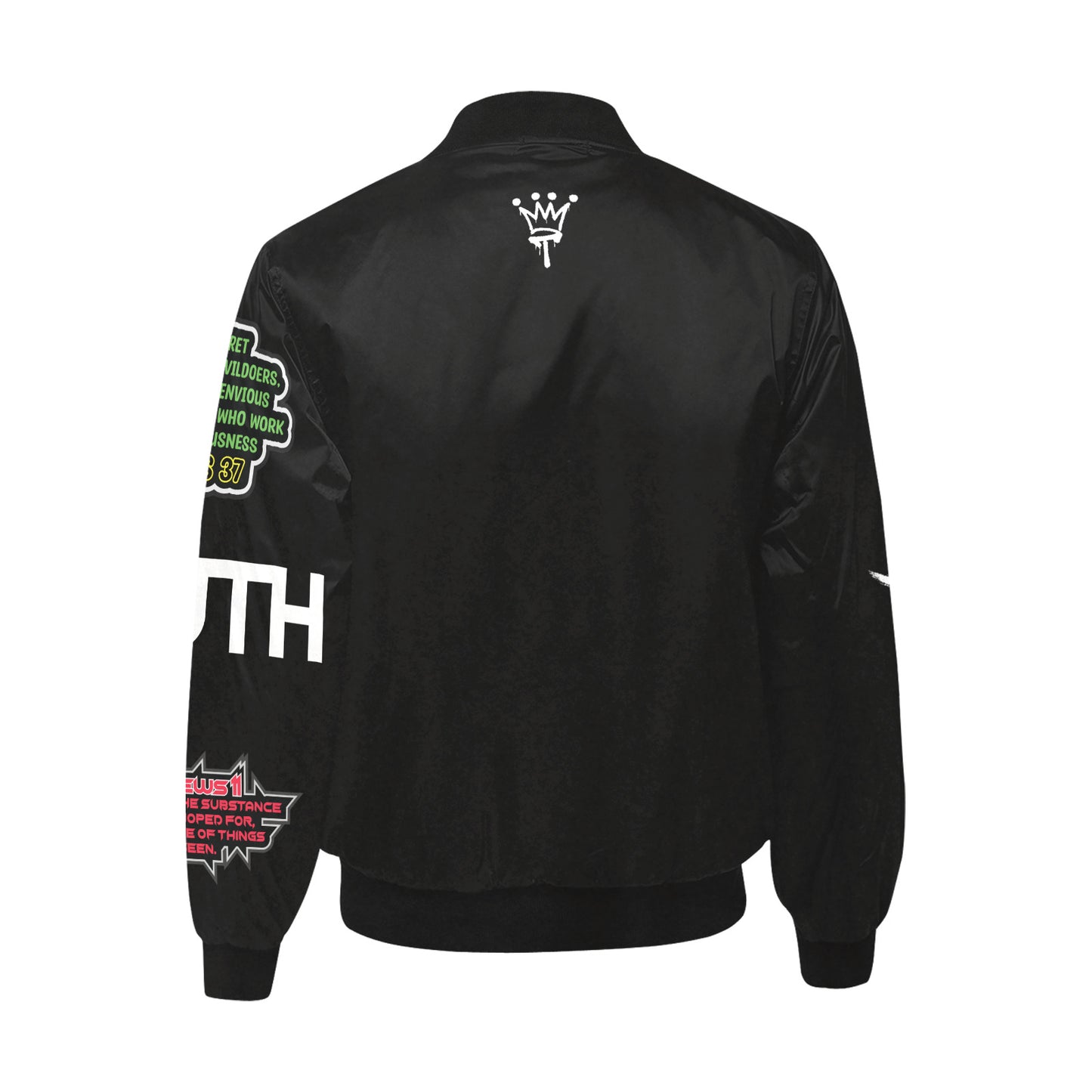 Fraternity of Faith Puff Bomber Jacket