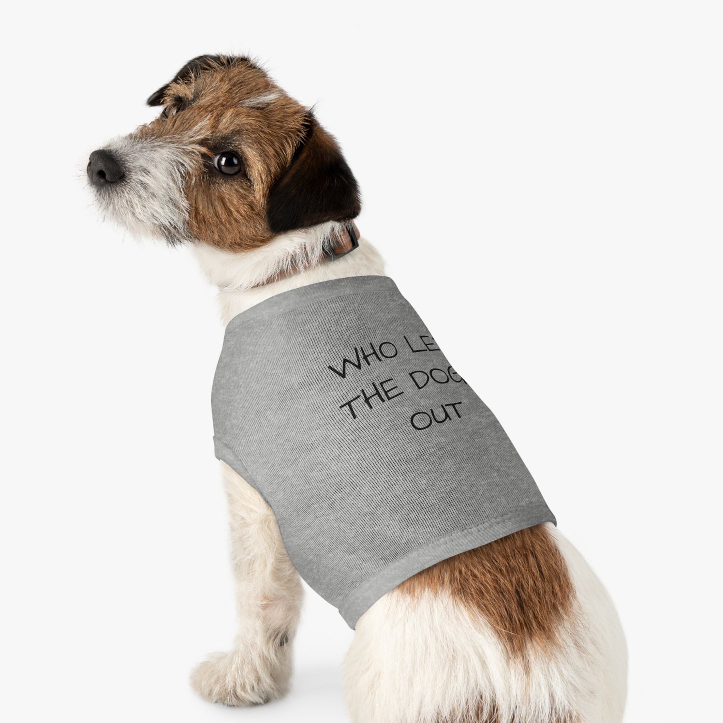 Playful Pet Tank Top - 'Who Let the Dogs Out?', Dog Apparel, Pet Costume, Summer Wear, Dog Lovers Gift, Cute Canine Fashion