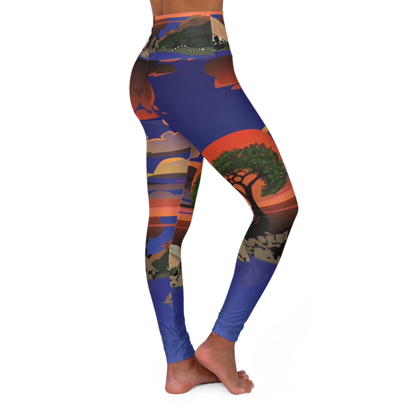 The Garden High Waisted Yoga Leggings