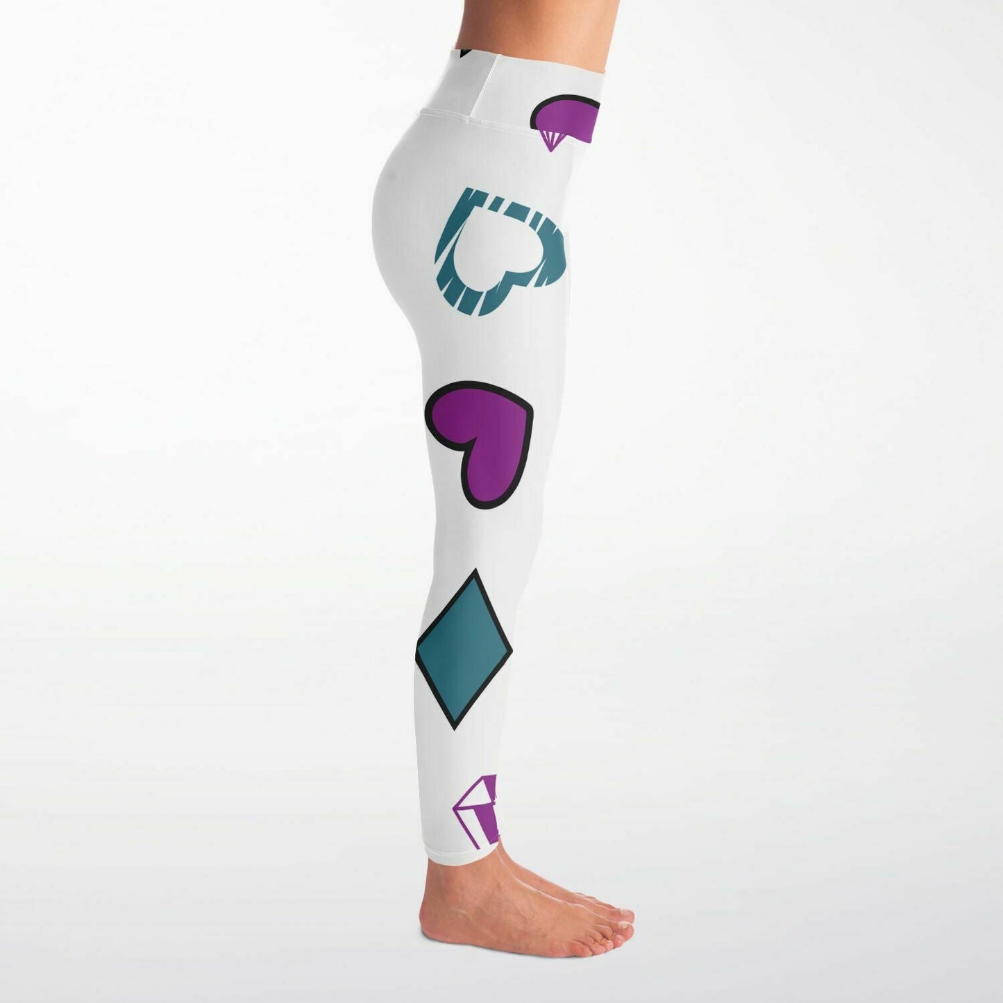 Diamond Love Yoga Leggings - Aop