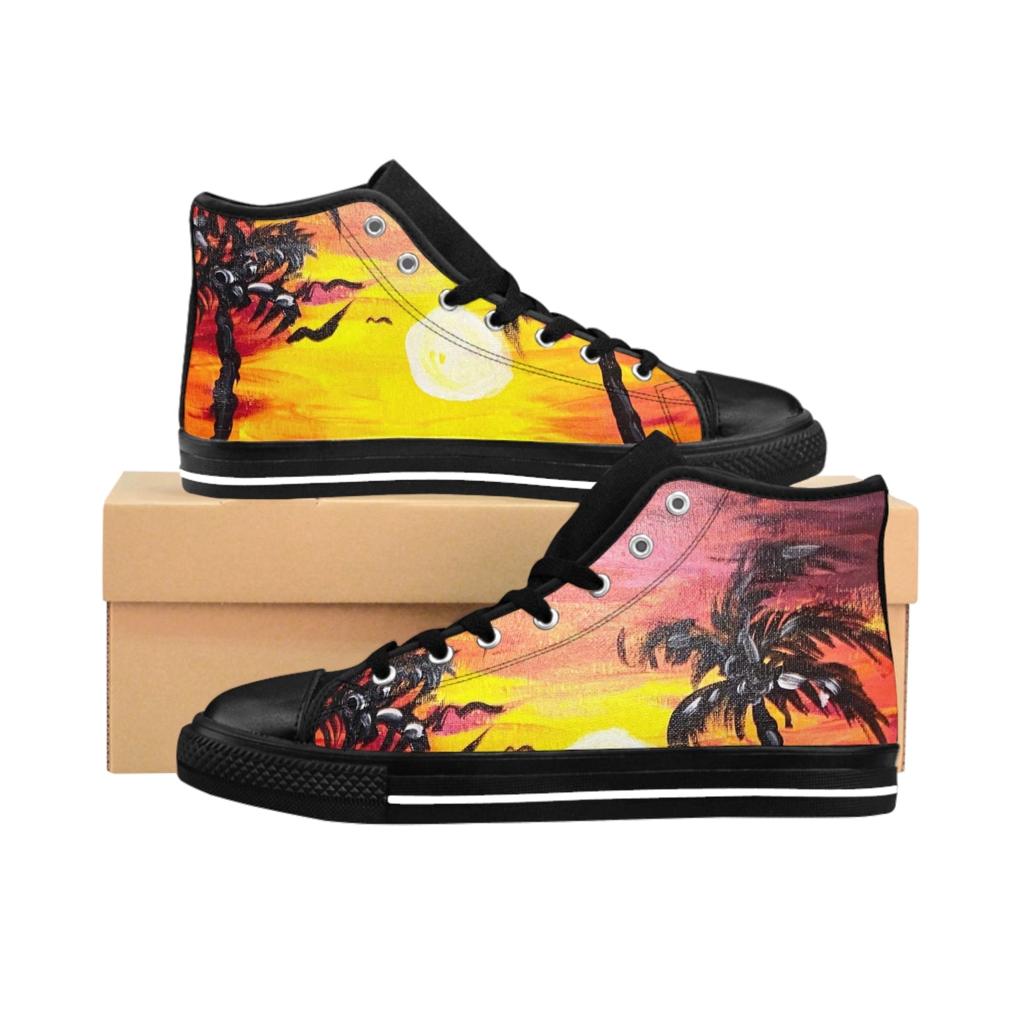 Sunset Womens Classic Sneakers Shoes