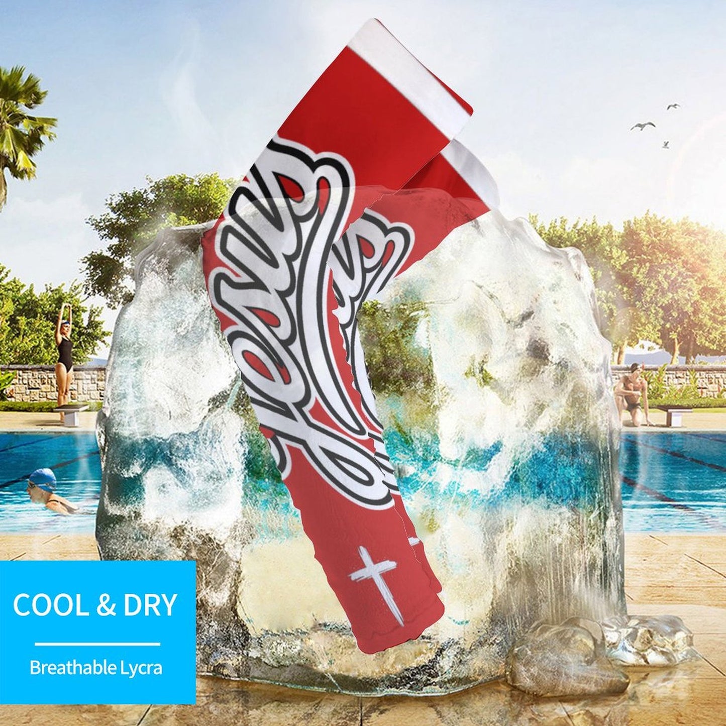 Cooling Compression Arm Sleeves Cooling Compression Arm Sleeves