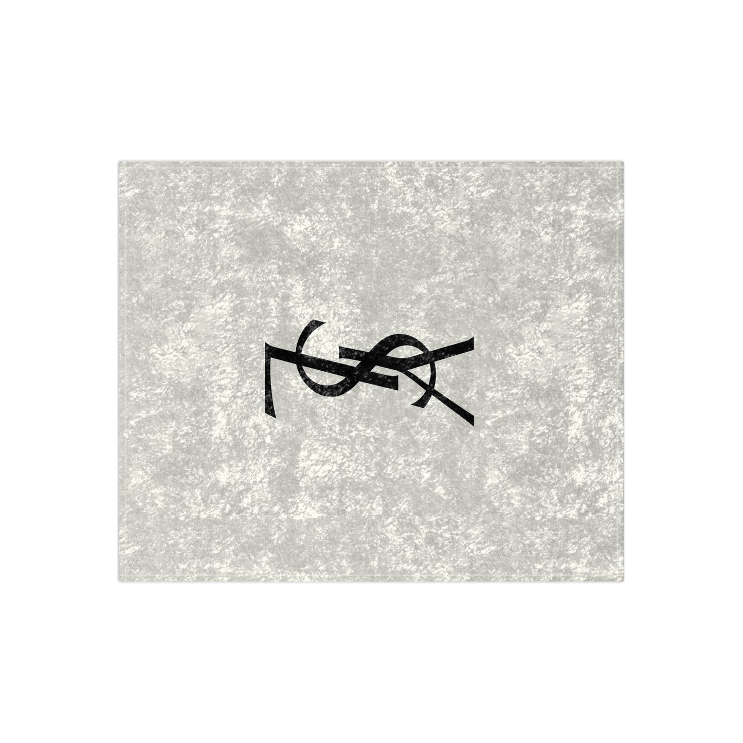 YSL designer inspired Stylish Crushed Velvet Blanket, Cozy Home Decor, Luxury Gift, Modern Living Room, Soft Throw Blanket, Chic Design for Any Occasion