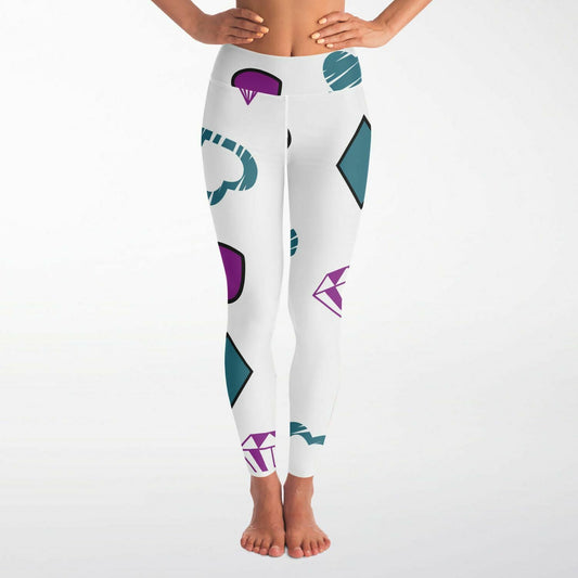 Diamond Love Yoga Leggings - Aop Xs