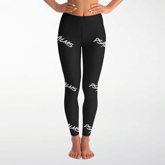 Psalms B&W high waisted leggings