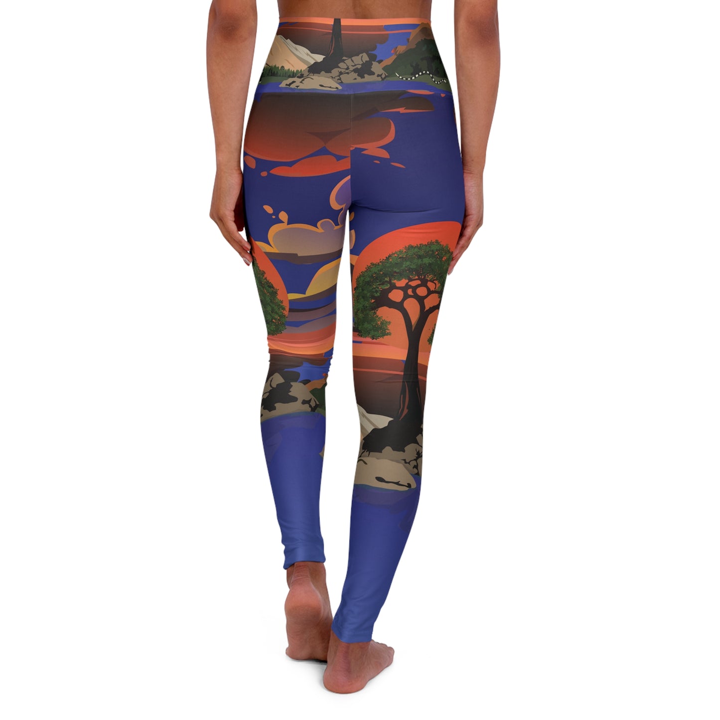 The Garden High Waisted Yoga Leggings