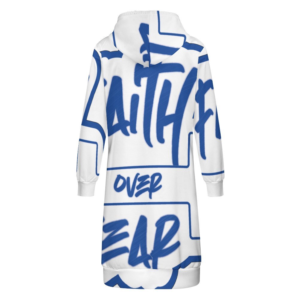 Faithover Fear Hooded Sweatshirt Dress Hoodie/ Jacket