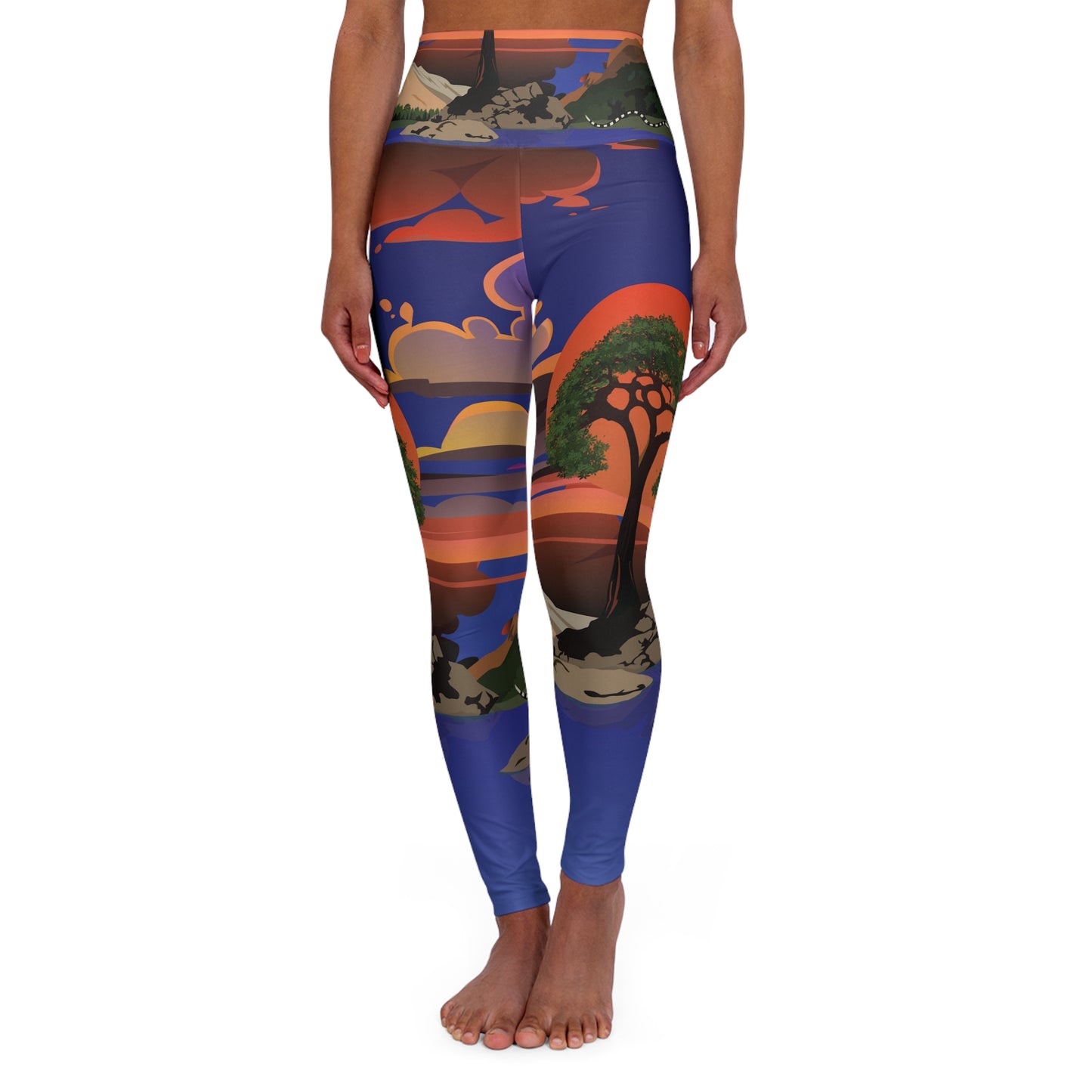The Garden High Waisted Yoga Leggings