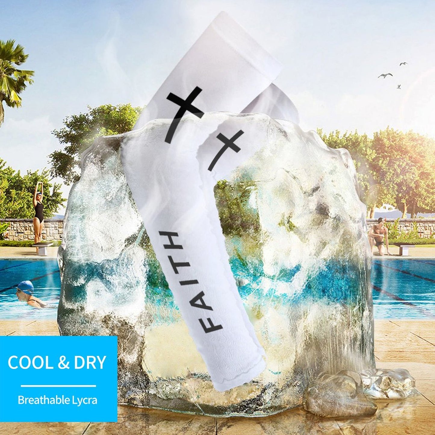 Cooling Compression Arm Sleeves Cooling Compression Arm Sleeves