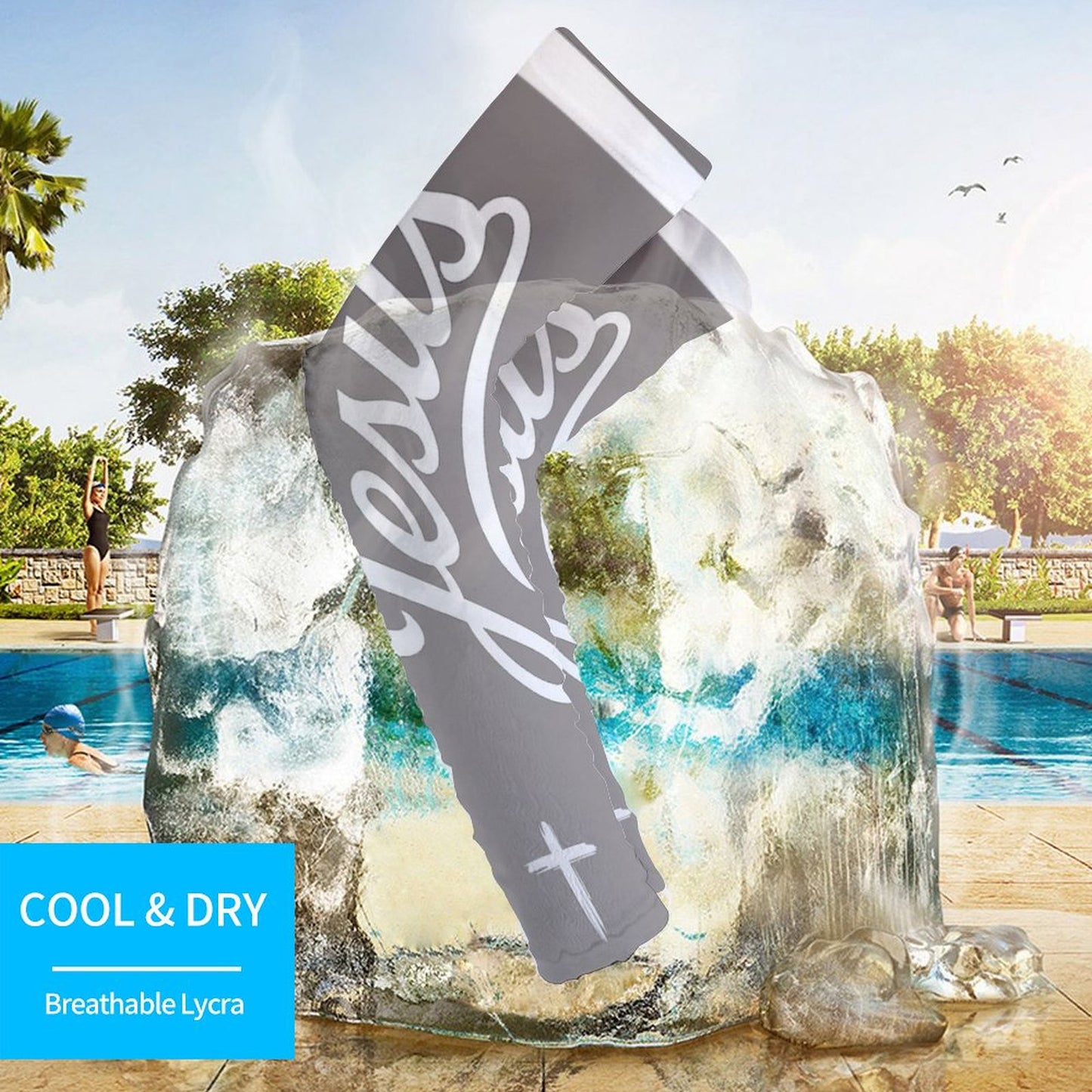 Cooling Compression Arm Sleeves Cooling Compression Arm Sleeves
