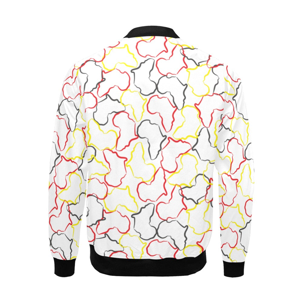 Africa Outline Windbreaker