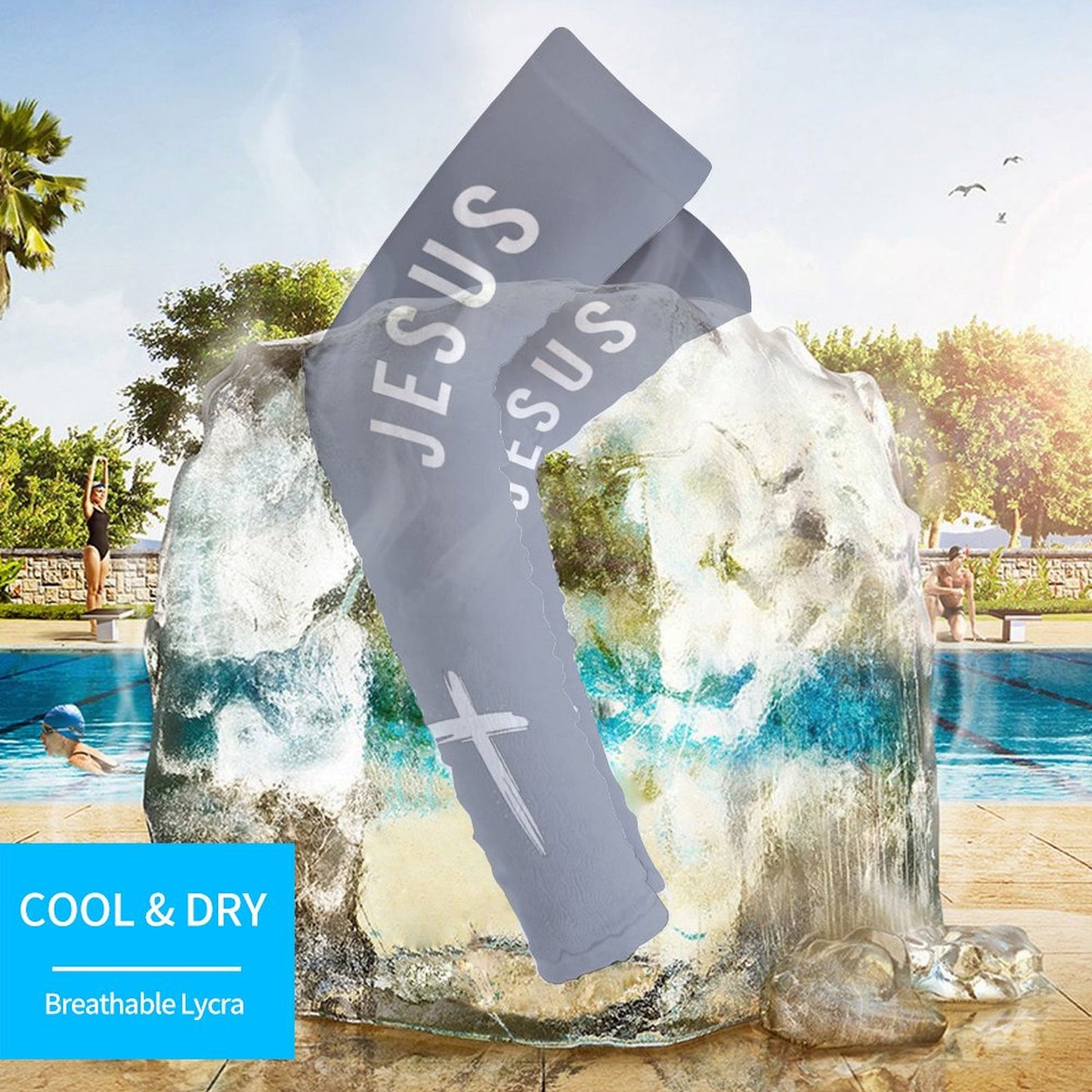 Cooling Compression Arm Sleeves Cooling Compression Arm Sleeves