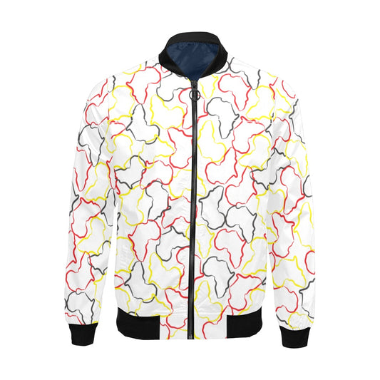 Africa Outline Windbreaker