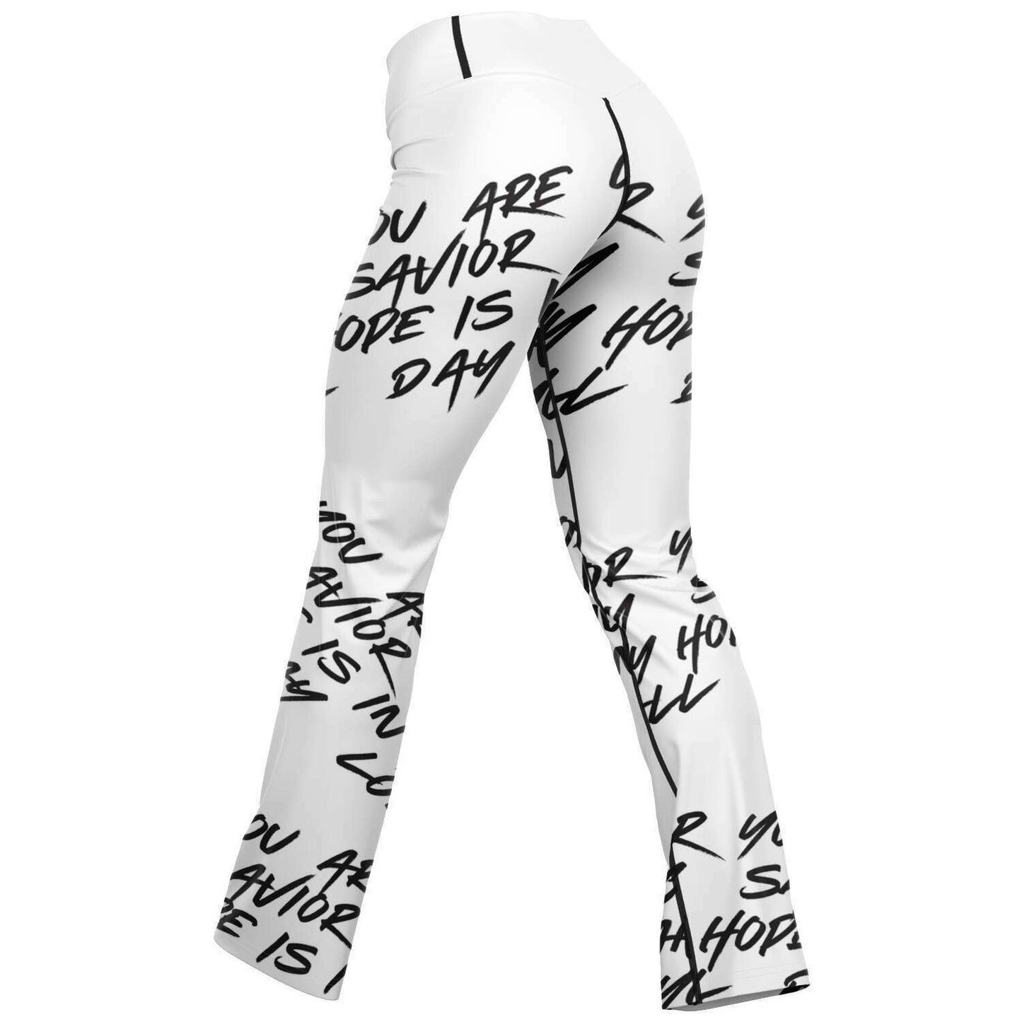 Psalms Graffiti Flare Leggings