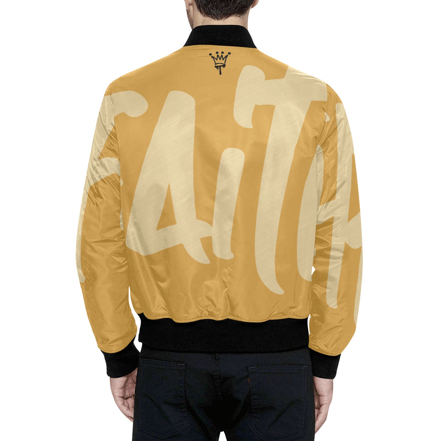 Faith Puff Bomber Jacket