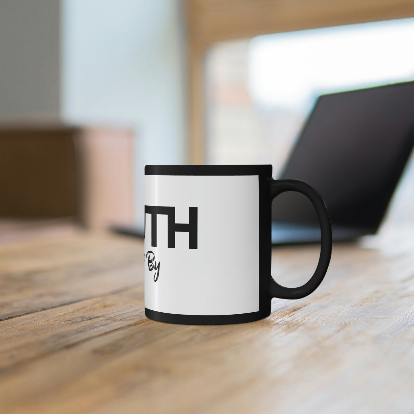 Truth Powered By 11Oz Black Mug