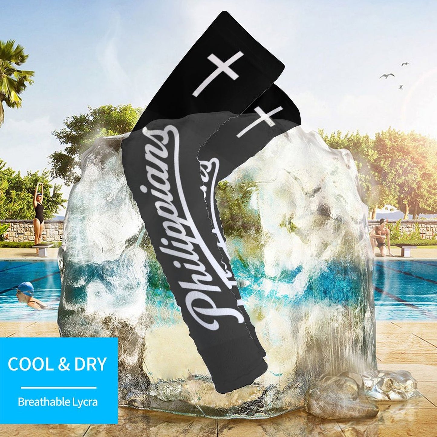 Cooling Compression Arm Sleeves Cooling Compression Arm Sleeves