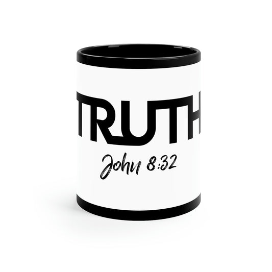 Truth John 8:32 11Oz Black Mug