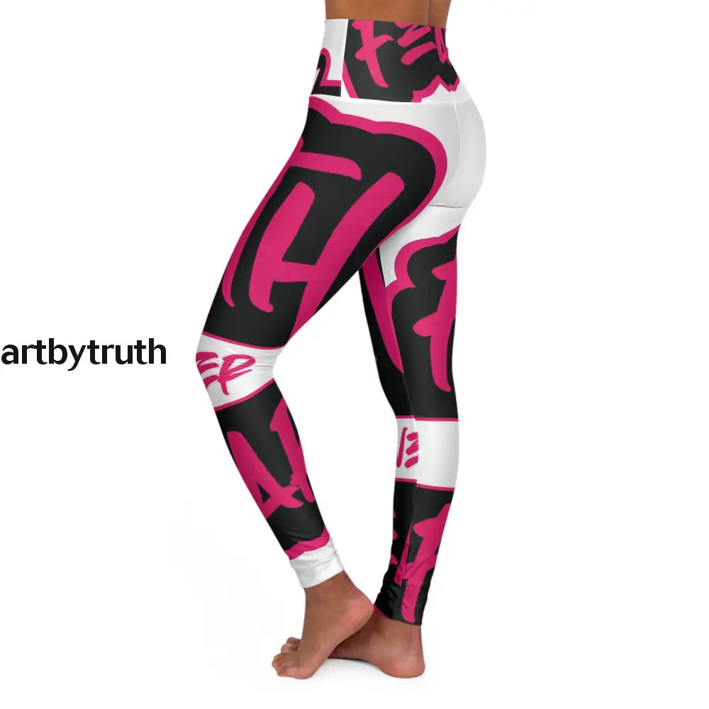 Faith Over Fear High Waisted Yoga Leggings (Aop) All Over Prints