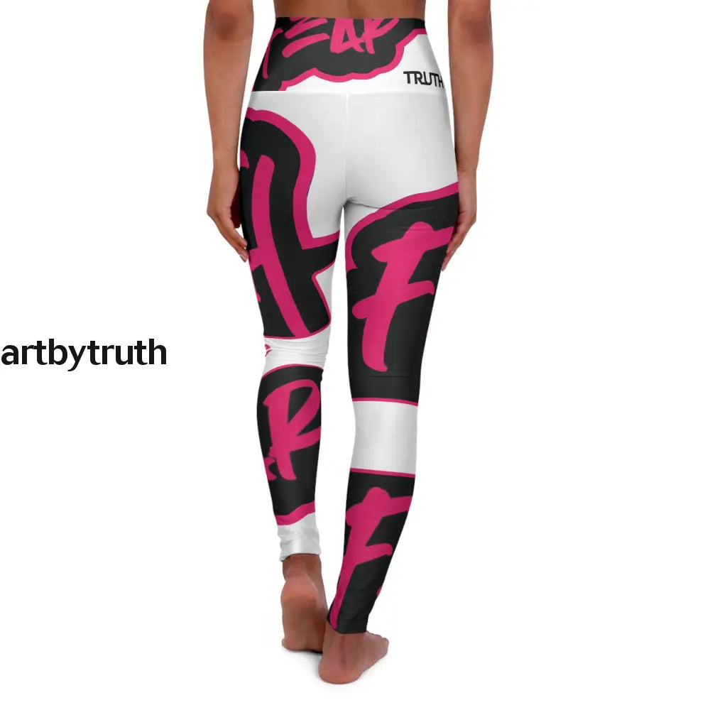 Faith Over Fear High Waisted Yoga Leggings (Aop) All Over Prints